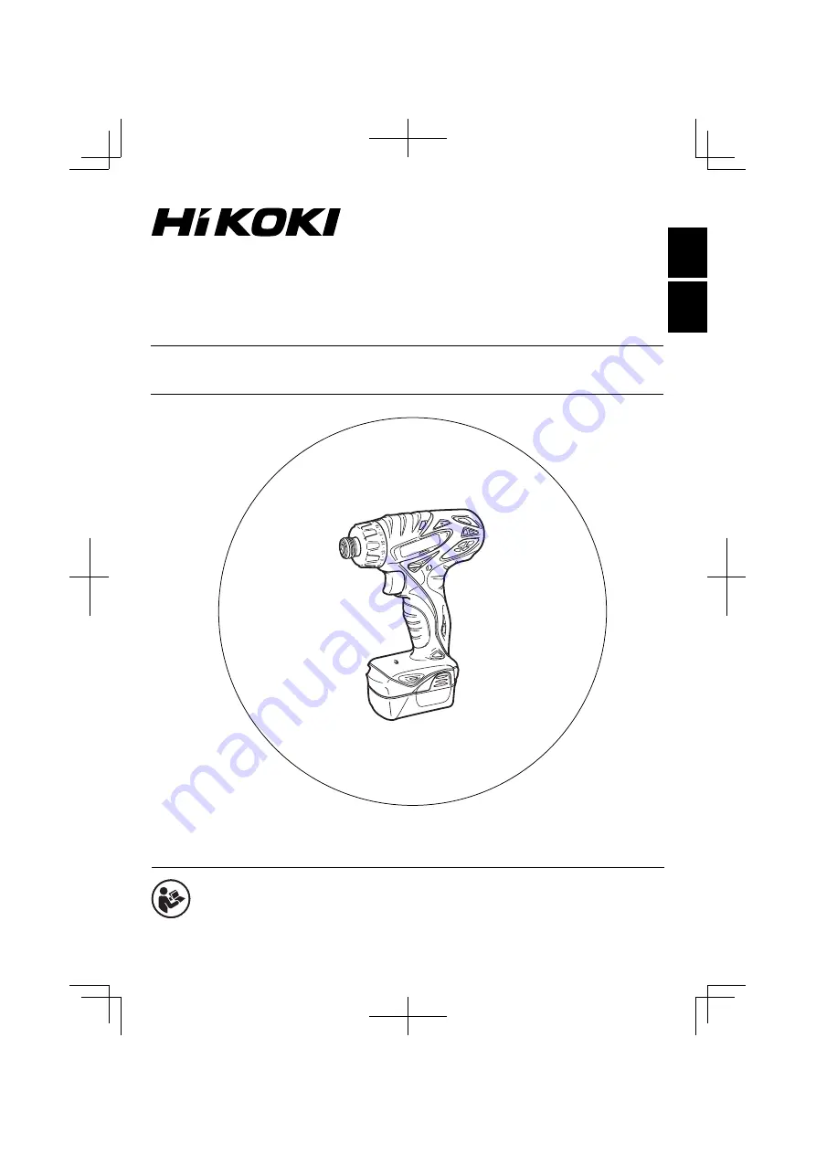 HIKOKI DB 10DL Handling Instructions Manual Download Page 1