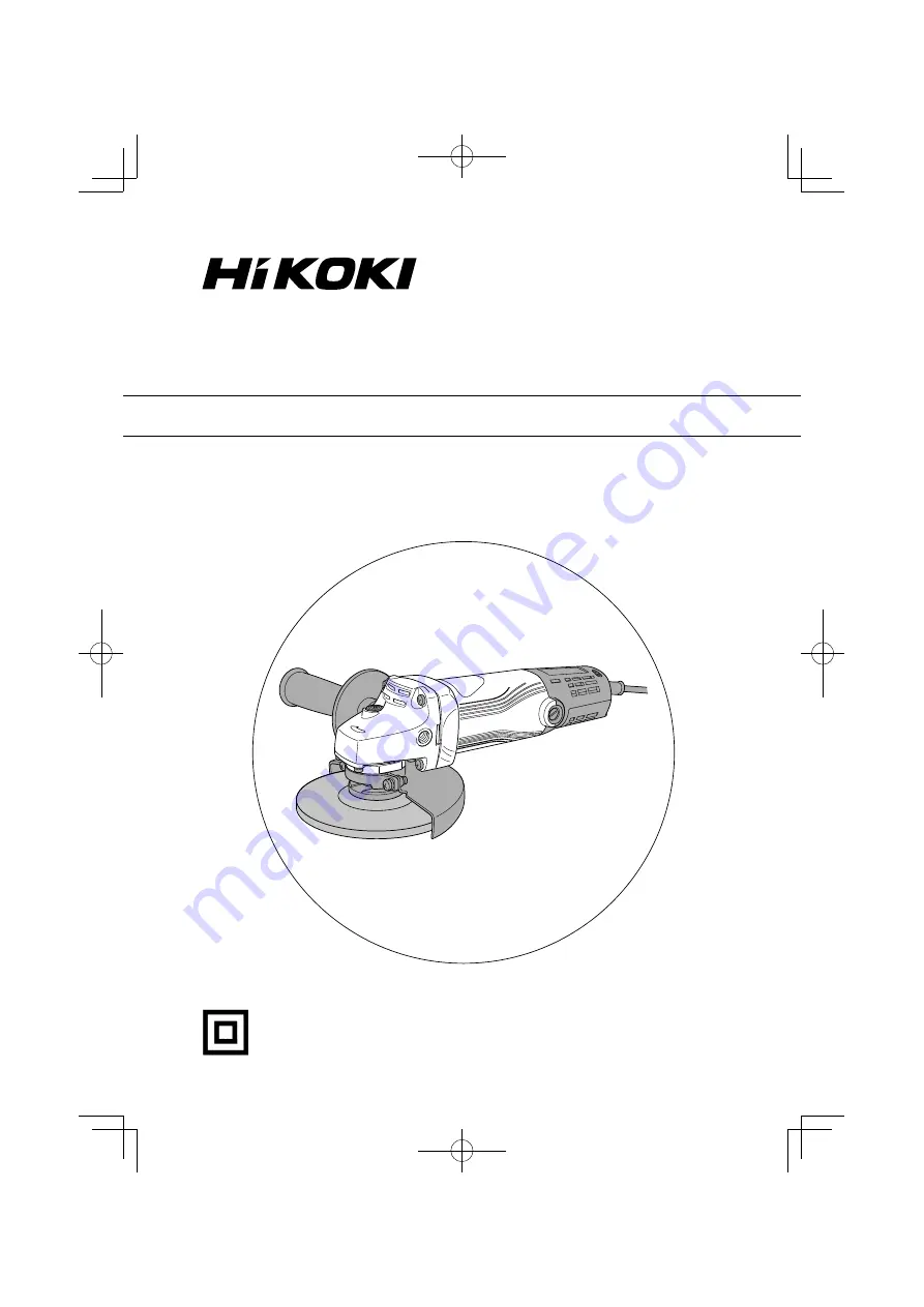 HIKOKI PDA-125M Скачать руководство пользователя страница 1