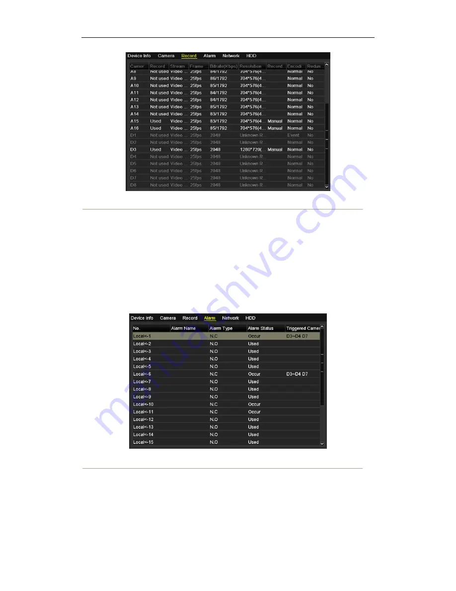 HIKVISION 7200HFI-SV Series User Manual Download Page 217