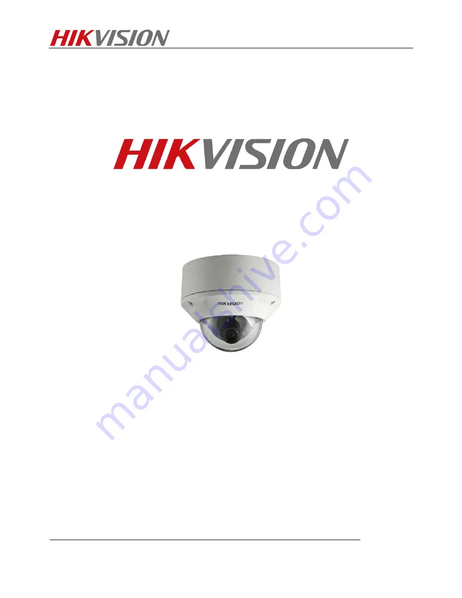 HIKVISION DS-2CD762MF-FBH Series Скачать руководство пользователя страница 1