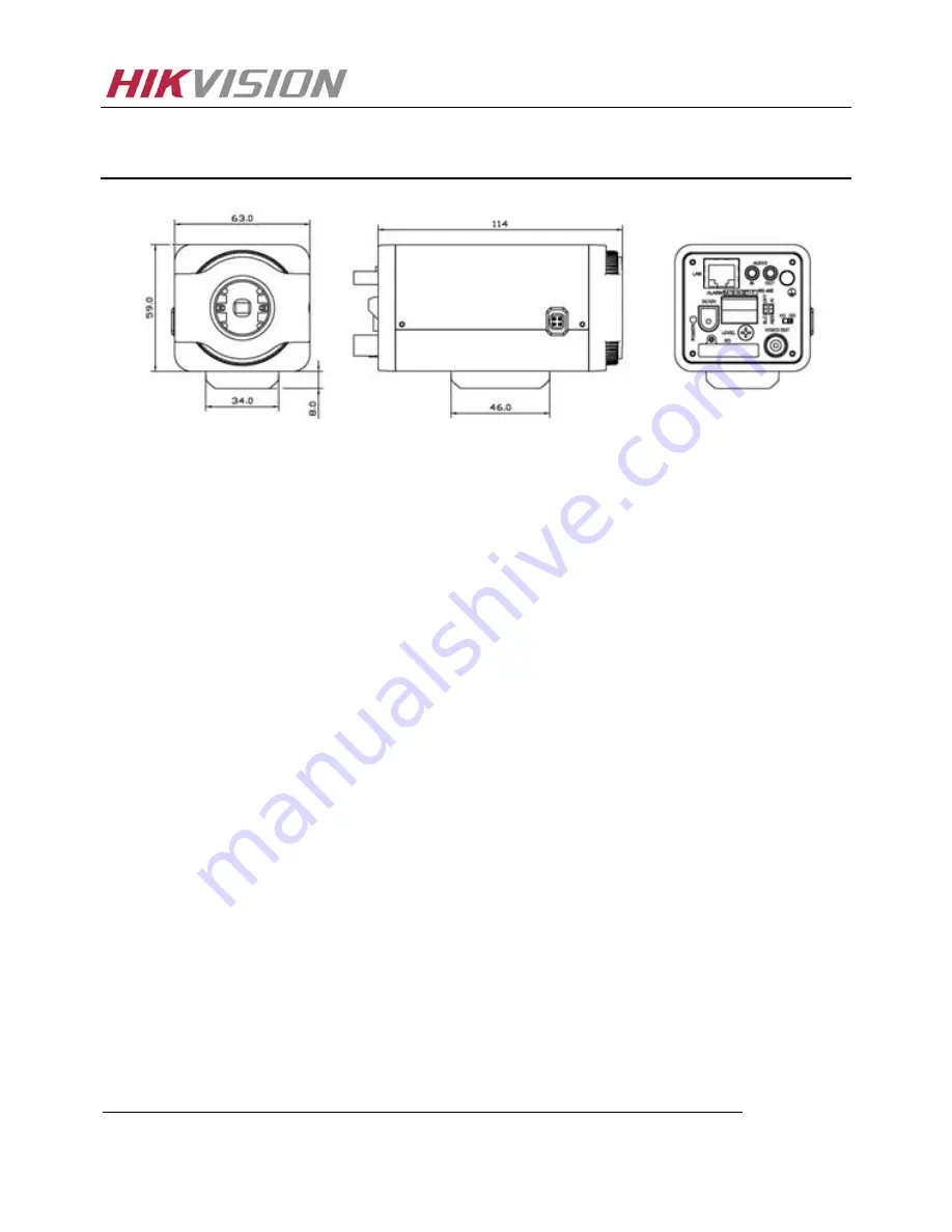 HIKVISION DS-2CD802PF(NF)(-E)(-W) Technical Manual Download Page 7