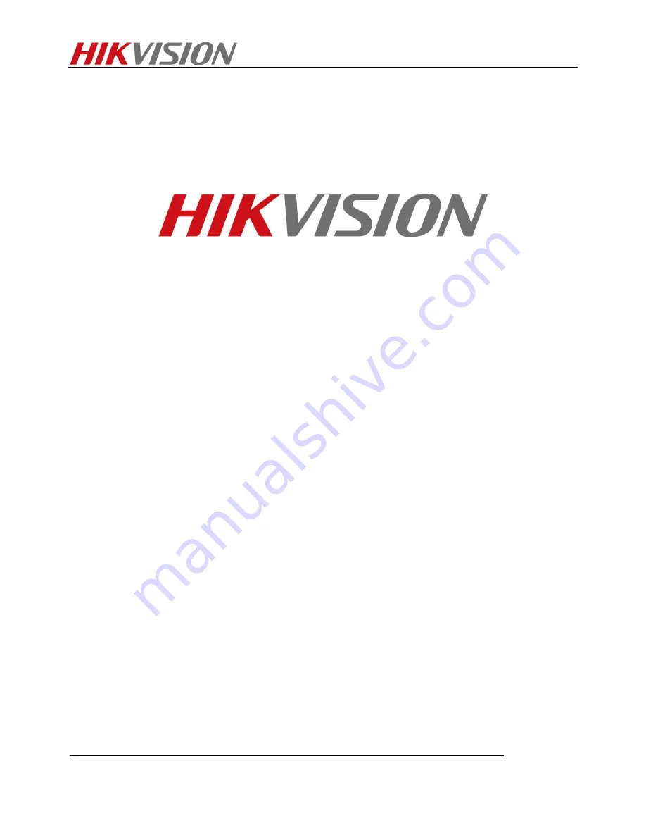 HIKVISION DS-2CD8153F-E Technical Manual Download Page 1