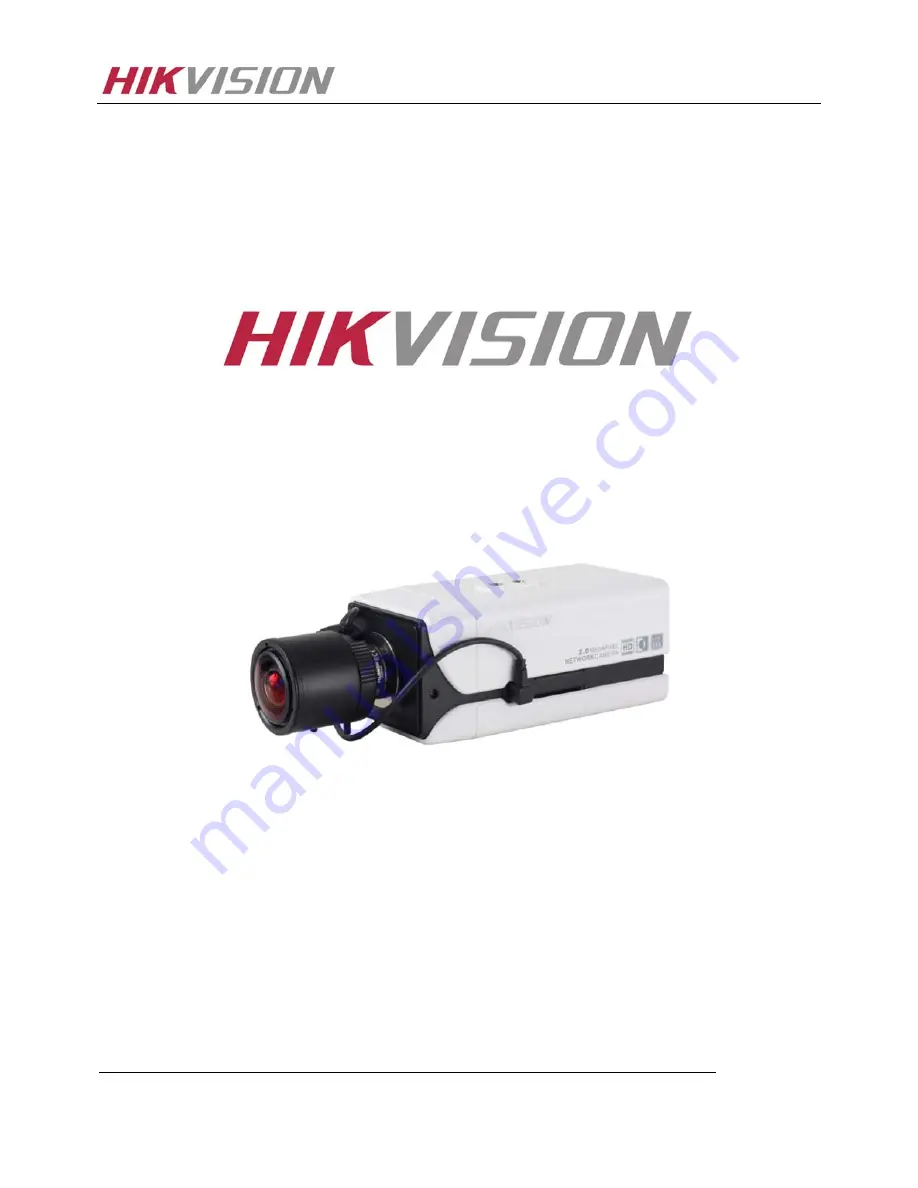 HIKVISION DS-2CD876BF Скачать руководство пользователя страница 1