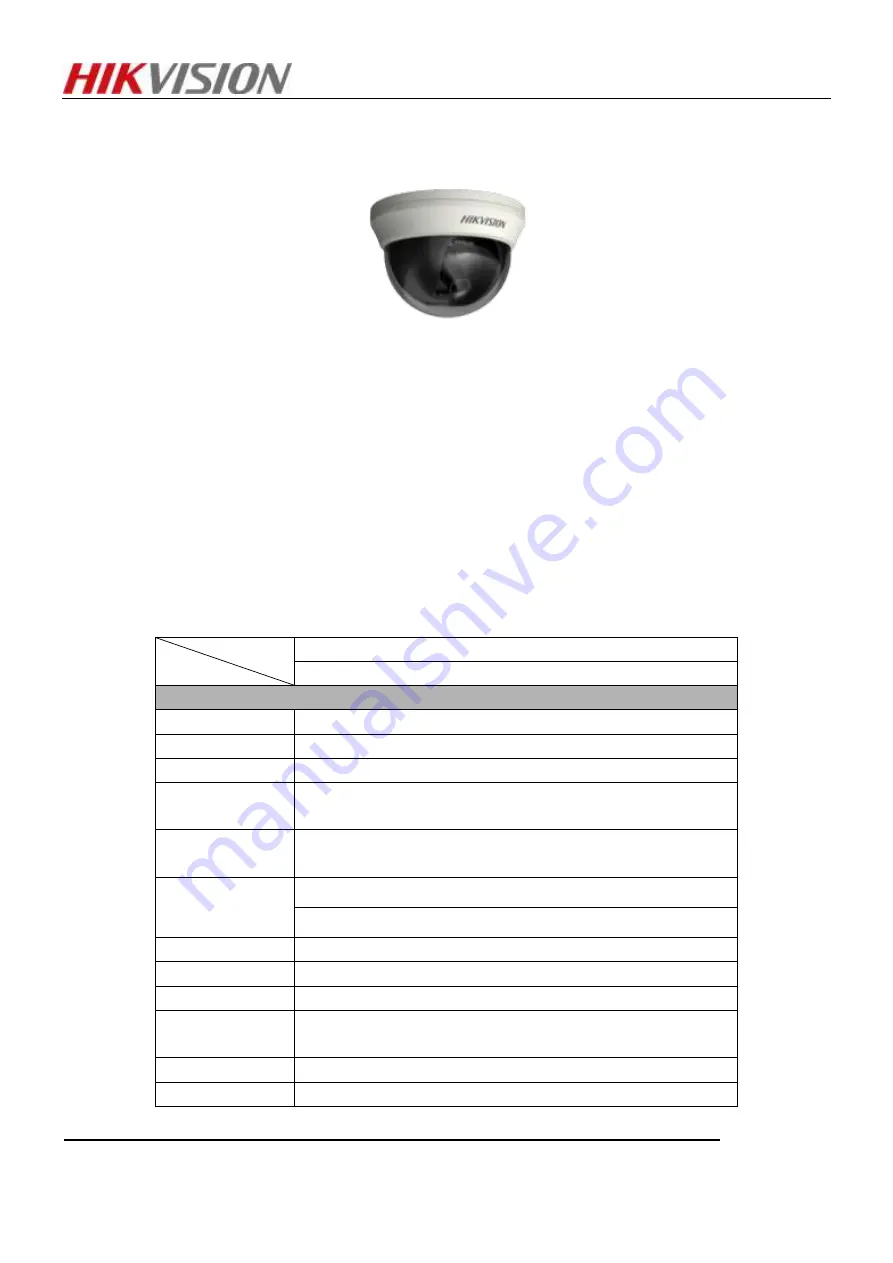 HIKVISION DS-2CE5512P(N) Скачать руководство пользователя страница 3