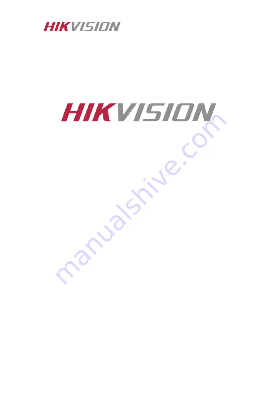 HIKVISION DS-4 Series Скачать руководство пользователя страница 1