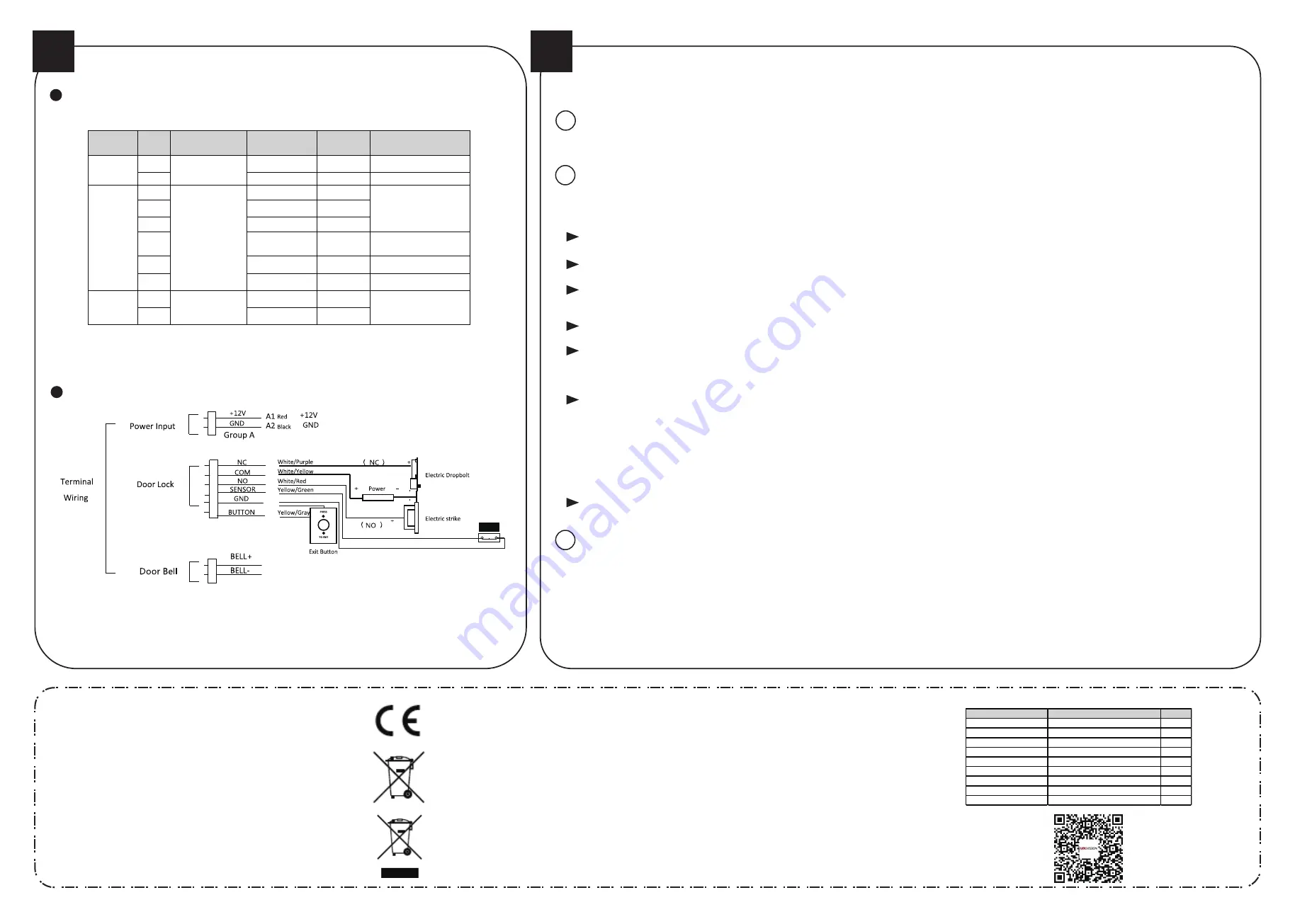 HIKVISION DS-K1T8003 Series Quick Start Manual Download Page 2