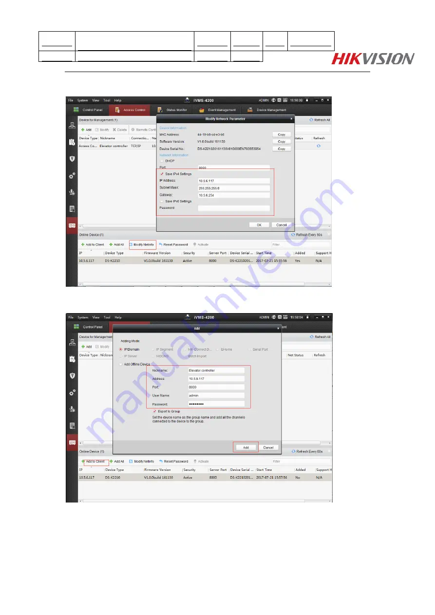 HIKVISION DS-K2M0016A Manual Download Page 5