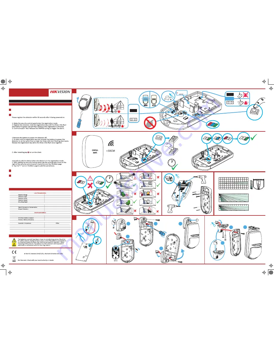 HIKVISION DS-PD2-P15C-W Manual Download Page 1