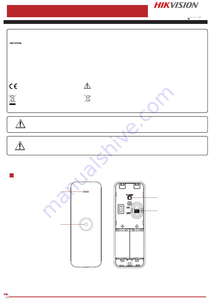 HIKVISION DS-PDBG12-EG2-WB Manual Download Page 1