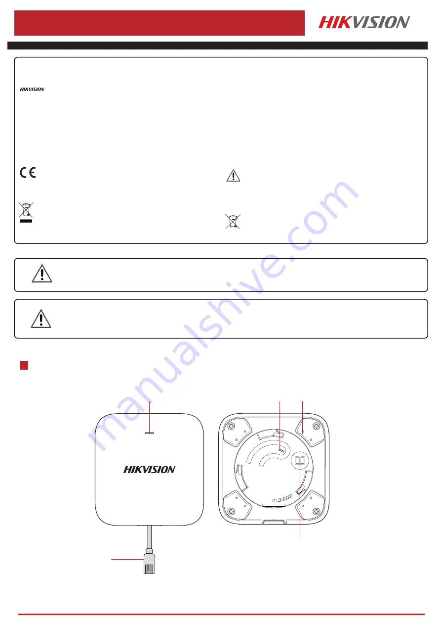 HIKVISION DS-PDWL-E-WB Manual Download Page 1