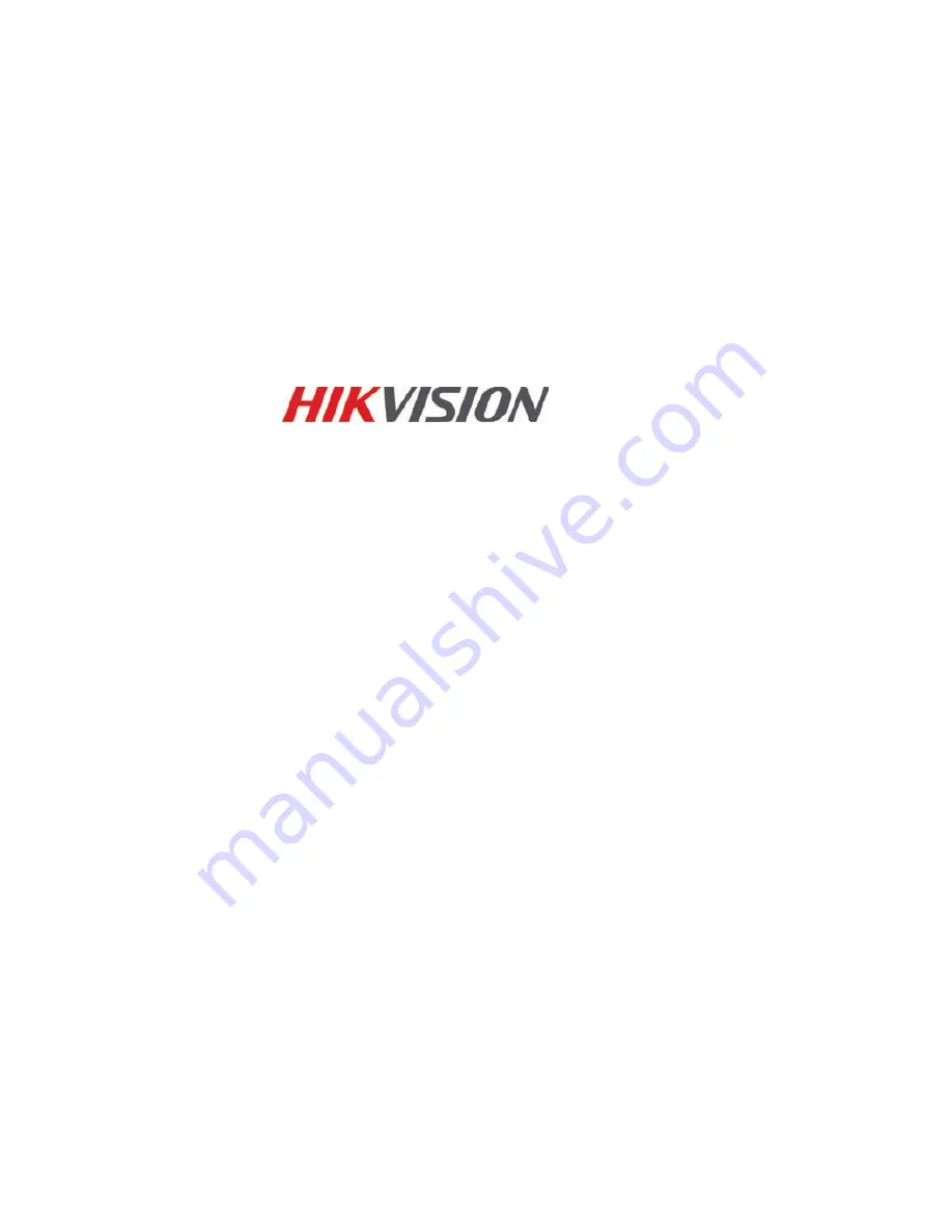 HIKVISION RA4 Series User Manual Download Page 1