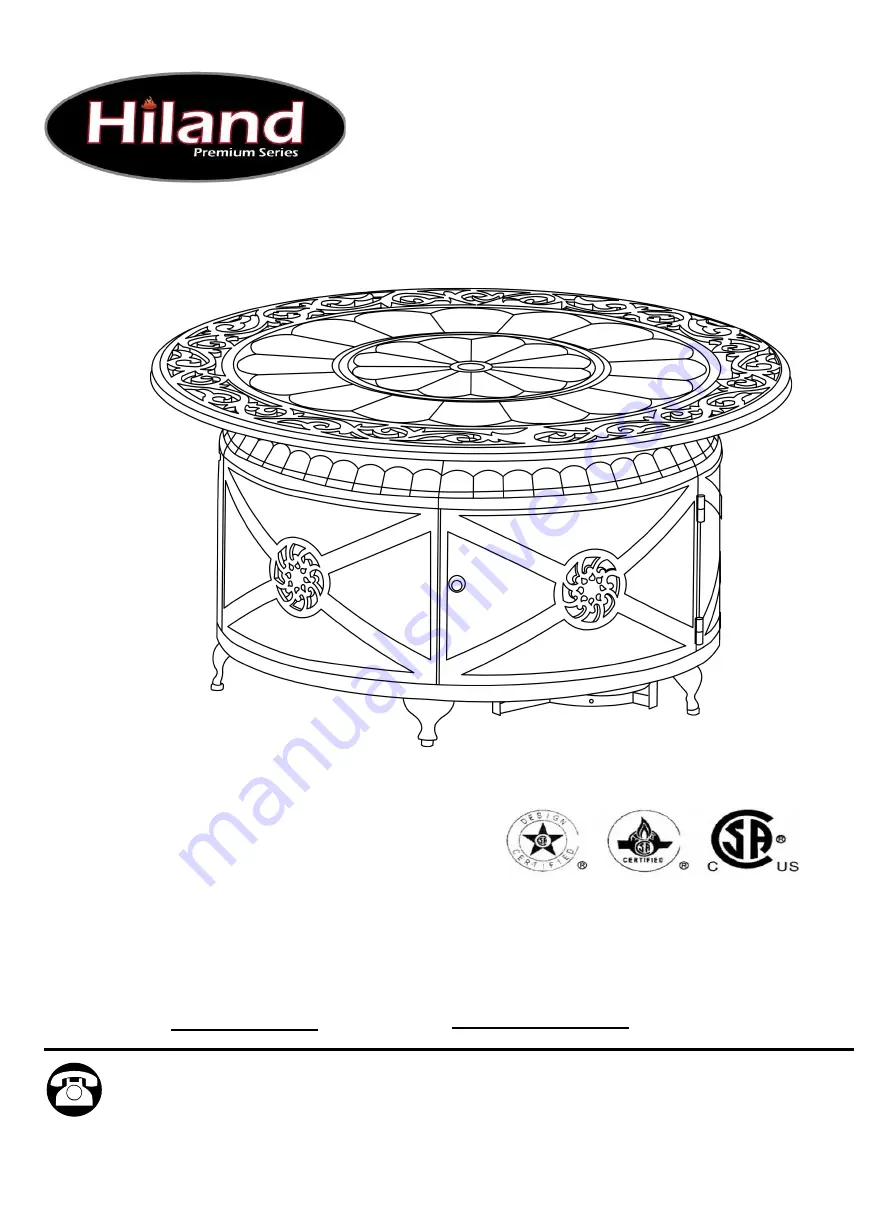 Hiland F-1201-FPT Owner'S Manual Download Page 1