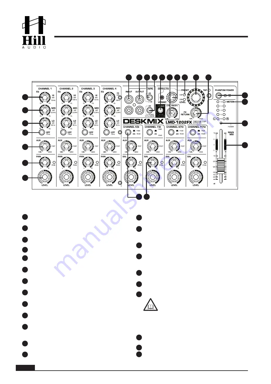 Hill Audio LMD-0502 Скачать руководство пользователя страница 6