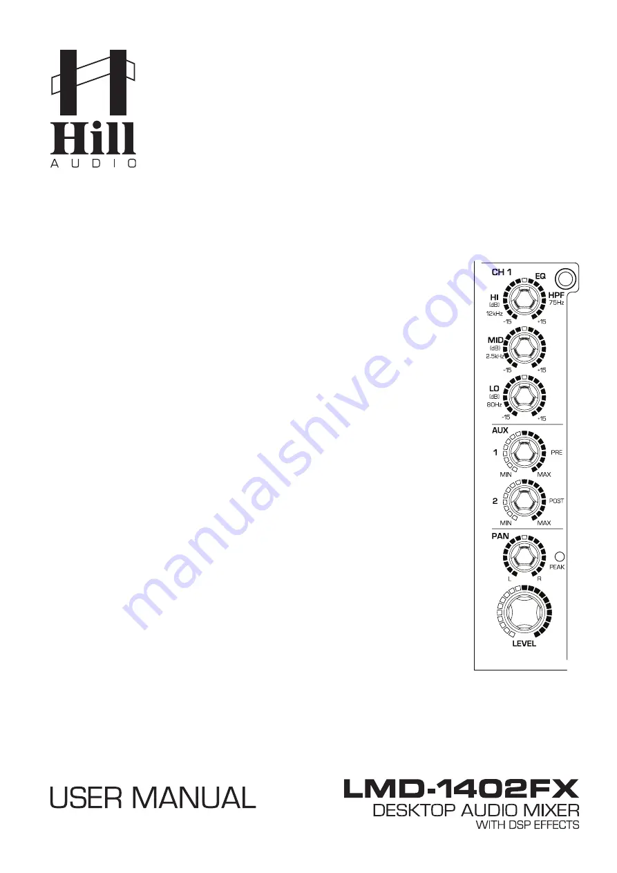 Hill Audio LMD-1402FX User Manual Download Page 1