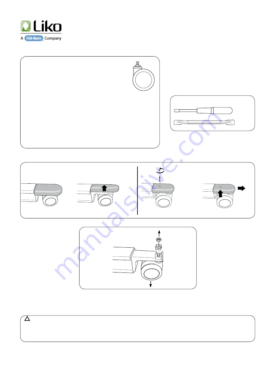 Hill-Rom 20090059 Assembly Instruction Manual Download Page 6