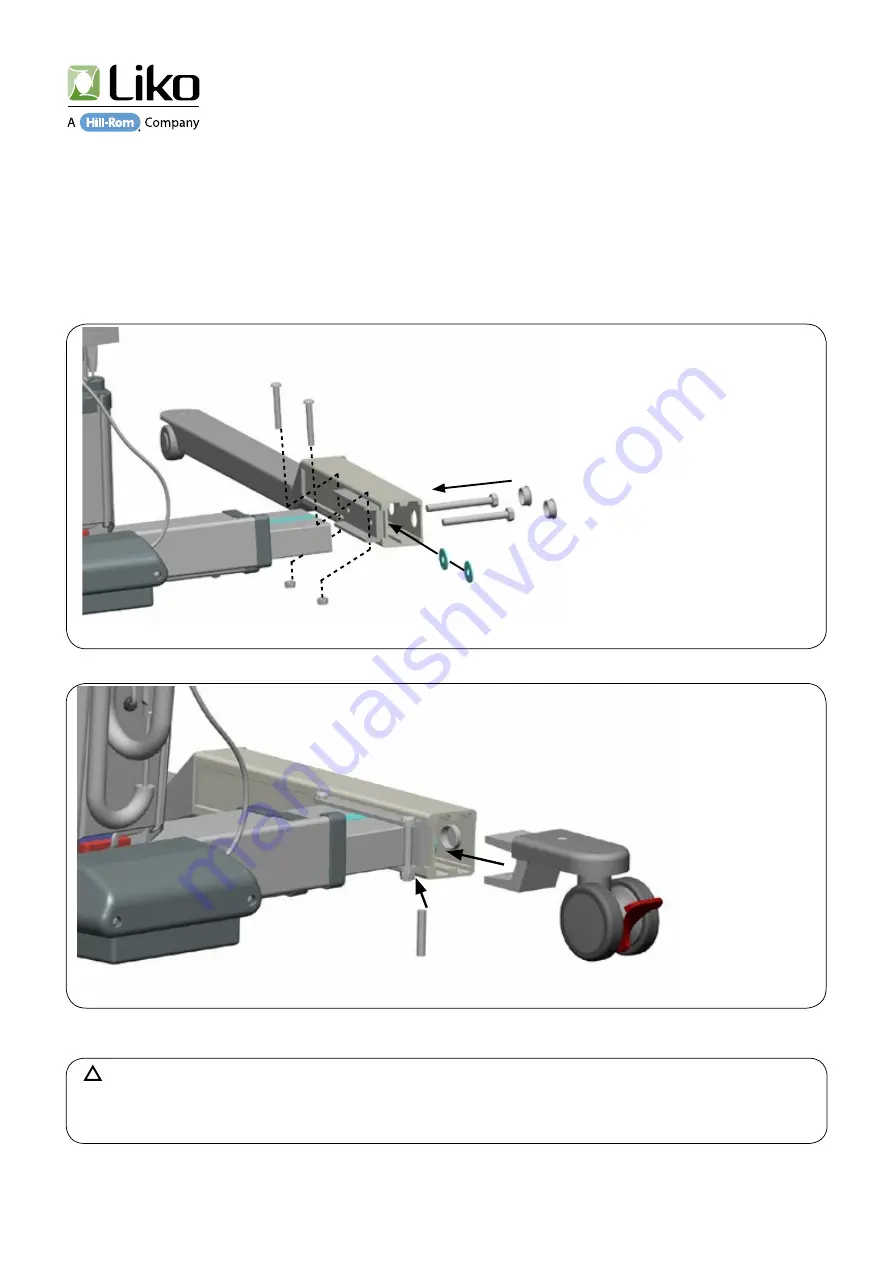 Hill-Rom 20090059 Assembly Instruction Manual Download Page 15