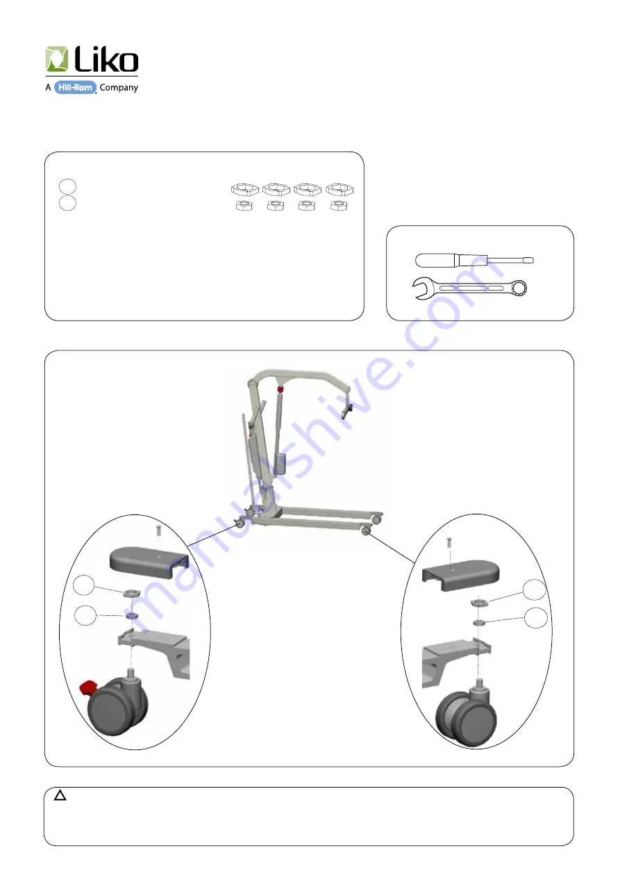 Hill-Rom 2040005 Service Manual Download Page 77