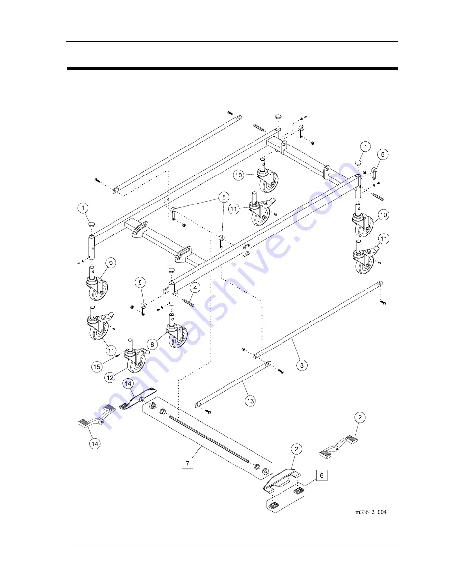 Hill-Rom 305 Manual Bed Скачать руководство пользователя страница 132