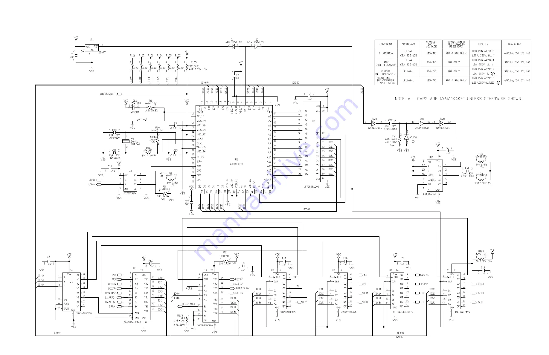 Hill-Rom Advanta P1600 Service Manual Download Page 423