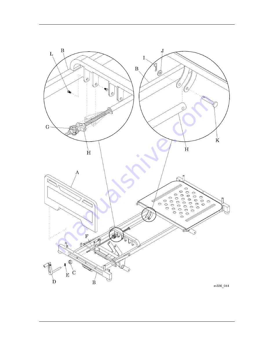 Hill-Rom Basic Care P1440 Service Manual Download Page 86