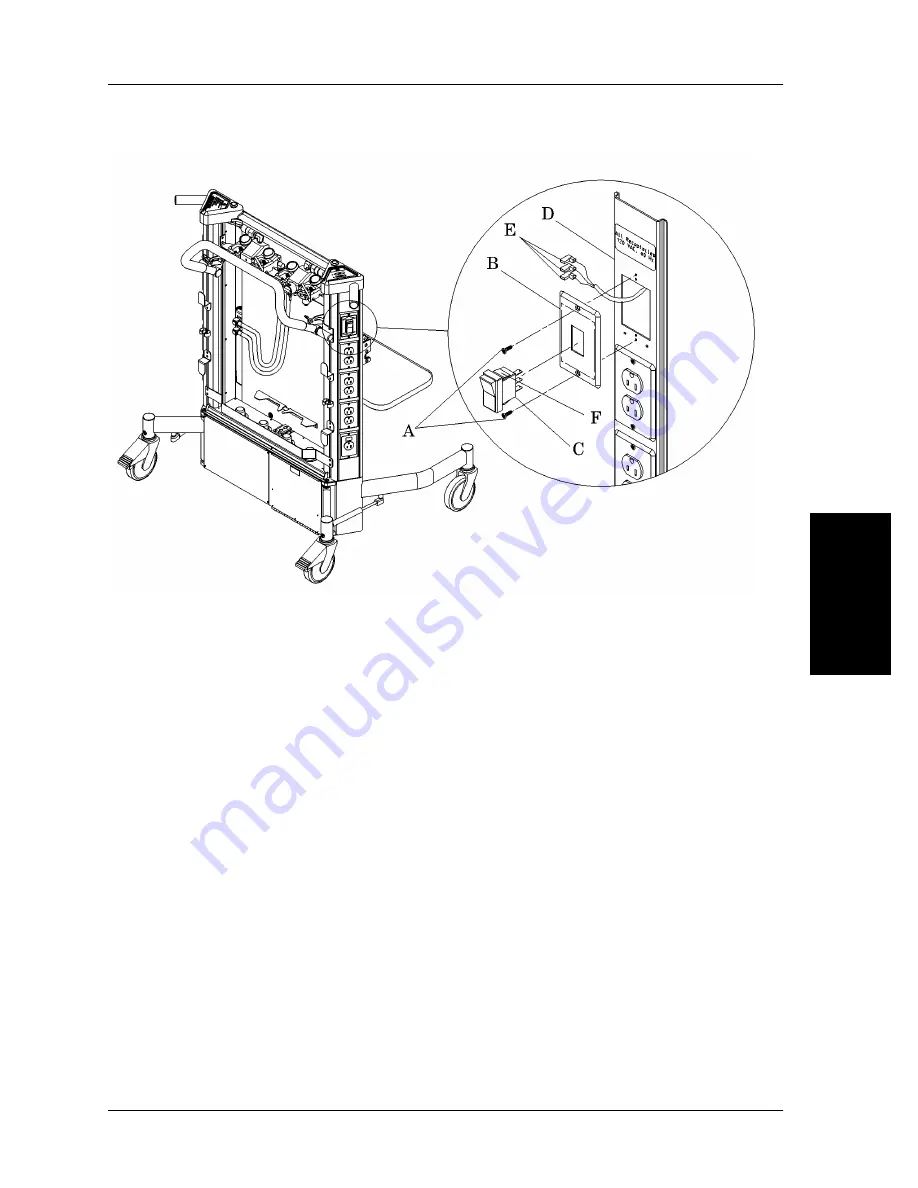 Hill-Rom CarePorter P3000 Service Manual Download Page 88