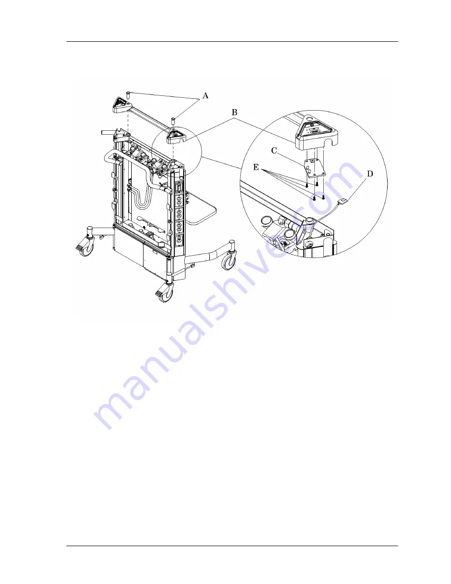 Hill-Rom CarePorter P3000 Service Manual Download Page 99