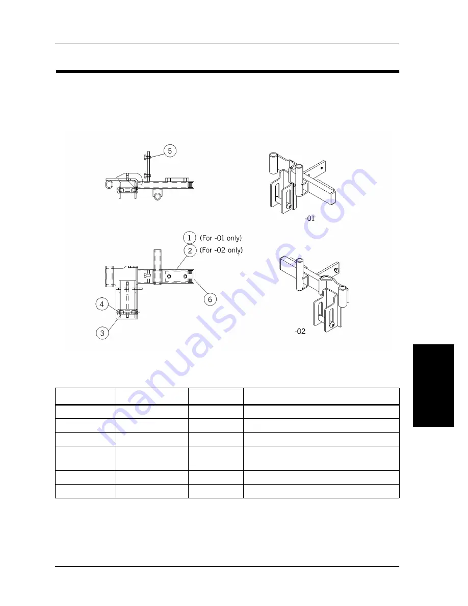 Hill-Rom CarePorter P3000 Service Manual Download Page 166