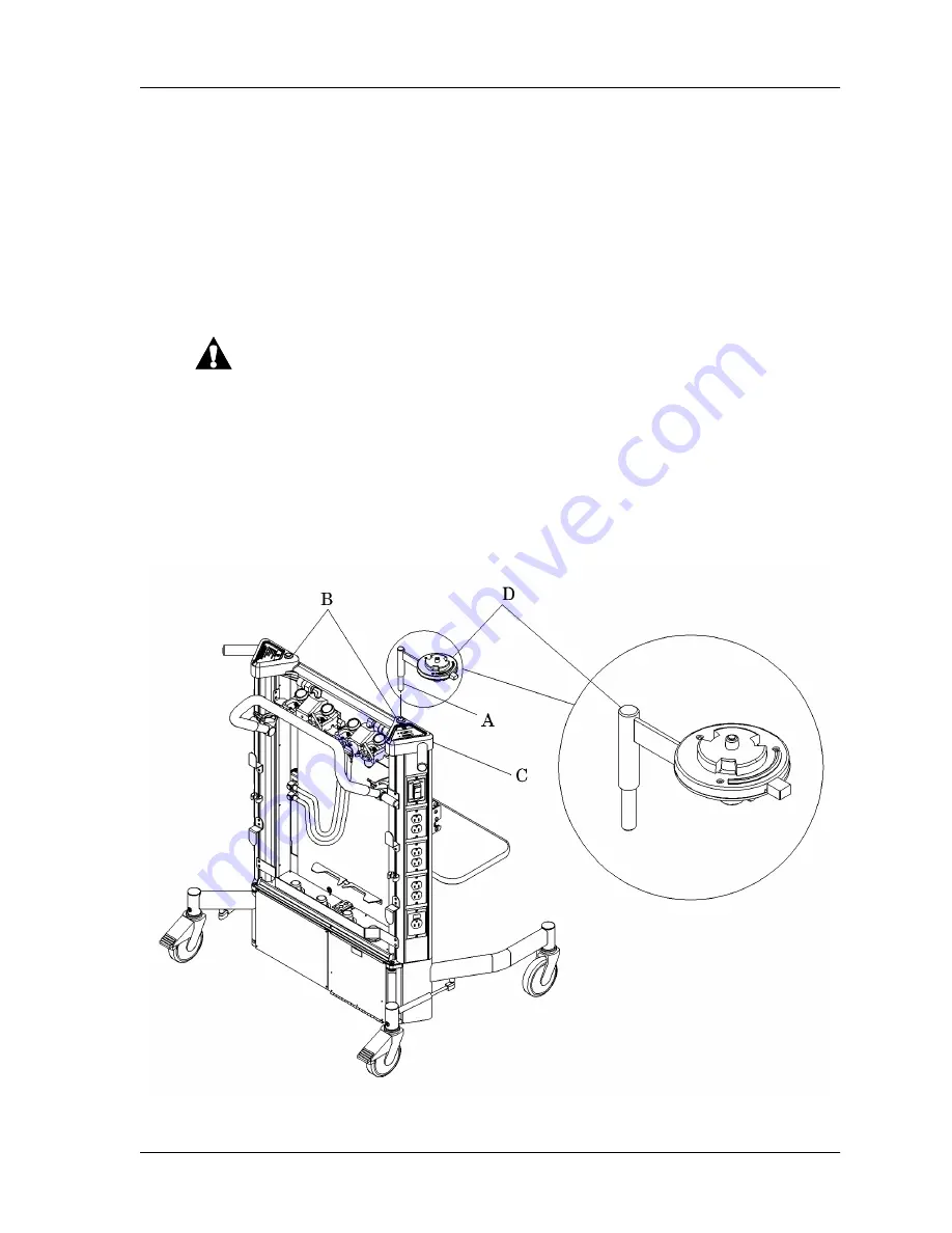 Hill-Rom CarePorter P3000 Service Manual Download Page 205