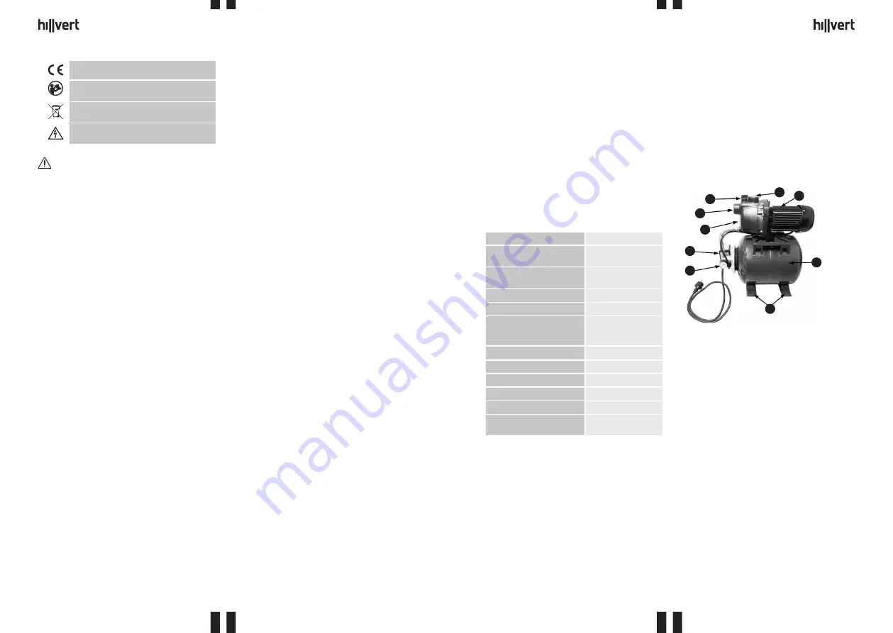 hillvert HT-ROBSON-JP1000CS User Manual Download Page 7