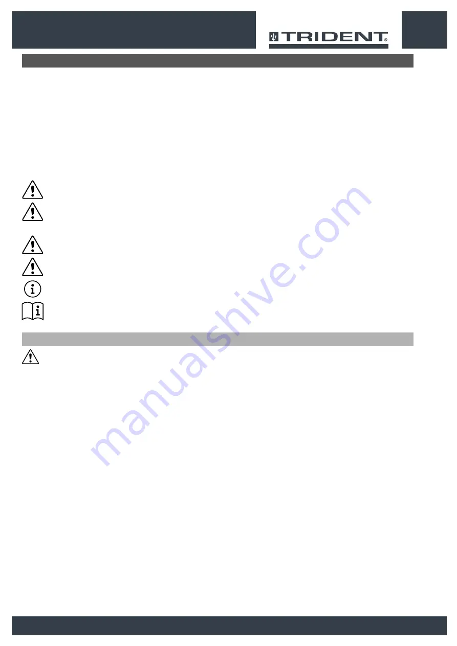 Hillyard TRIDENT R36 SC 1SL PLUS Use And Maintenance Manual Download Page 5