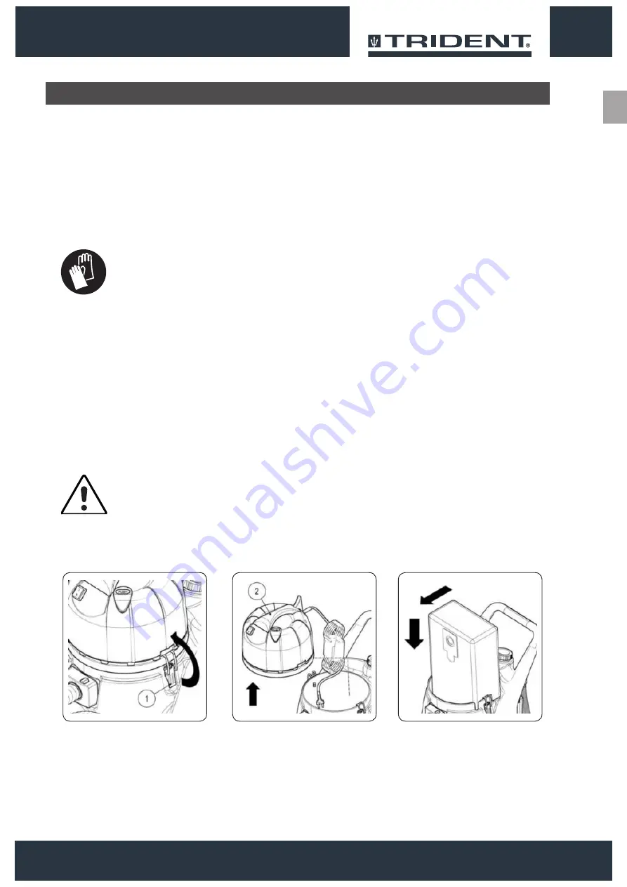 Hillyard TRIDENT WD21V Use And Maintenance Manual Download Page 13