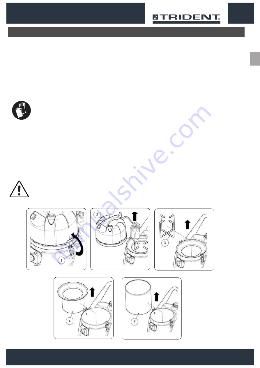 Hillyard TRIDENT WD21V Use And Maintenance Manual Download Page 109