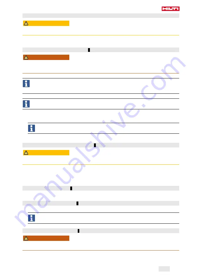 Hilti HIT-P 8000 D Original Operating Instructions Download Page 49