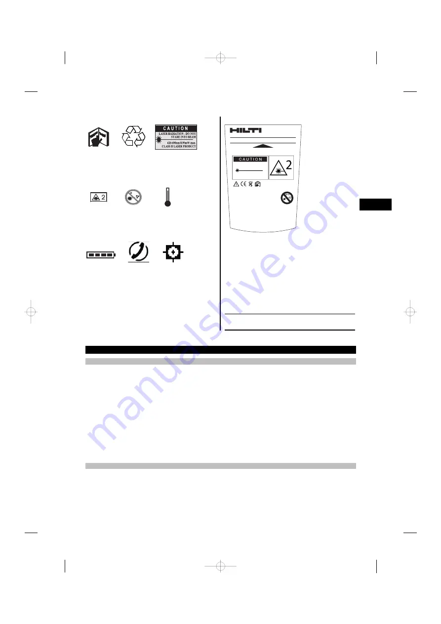 Hilti PD 40 Operating Instructions Manual Download Page 62