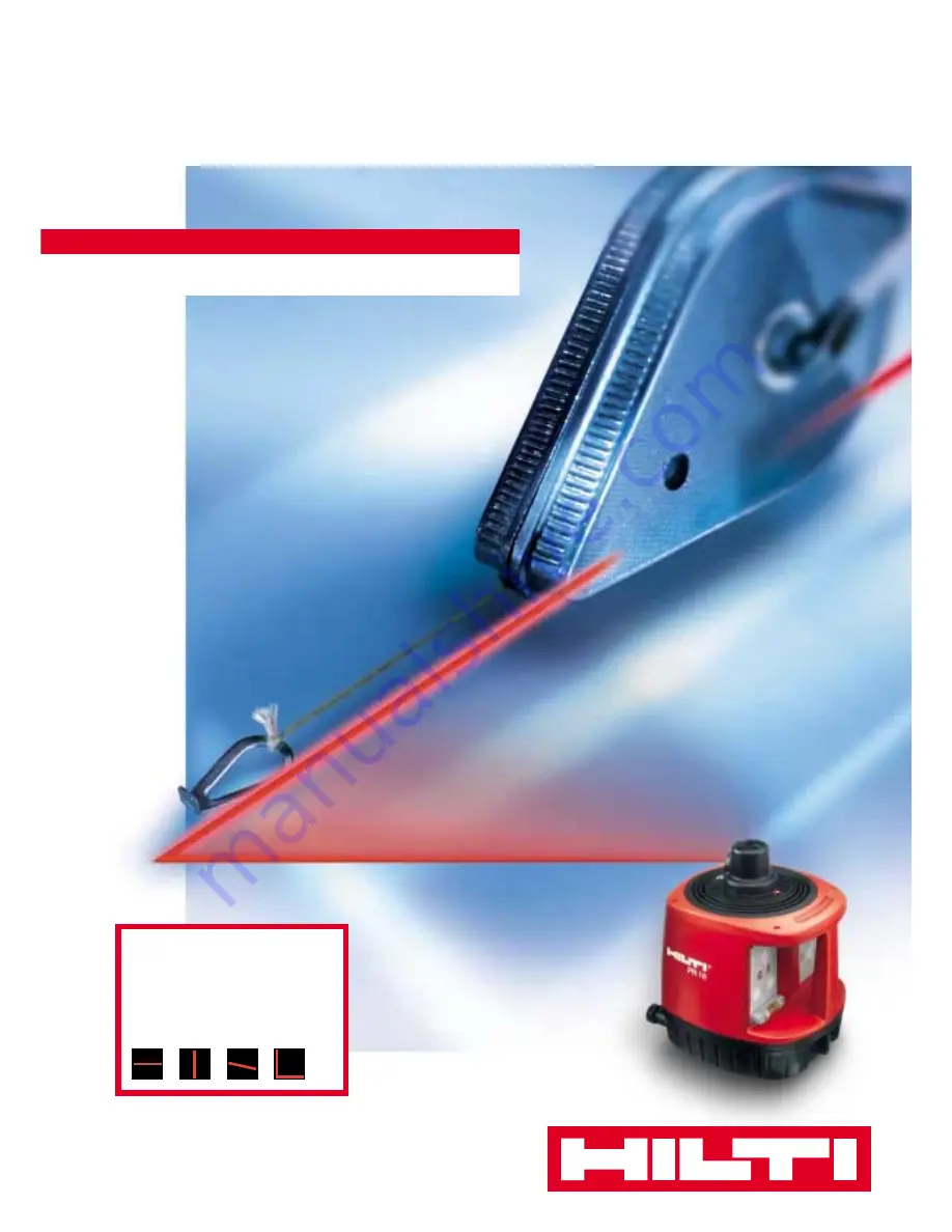 Hilti PR 16 Specification Download Page 1