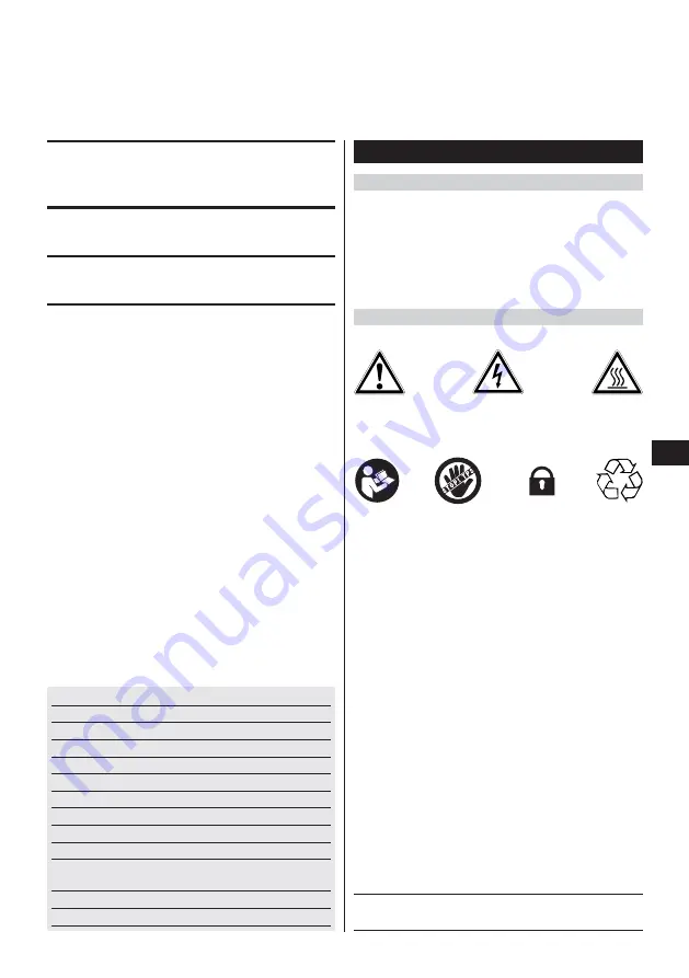 Hilti TE 706 Operating Instructions Manual Download Page 124