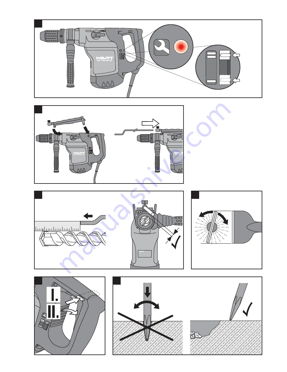 Hilti TE 76 Operating Instructions Manual Download Page 5