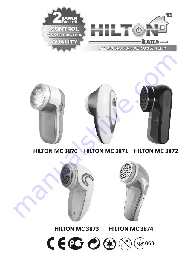 hilton MC 3870 Instruction Manual Download Page 9