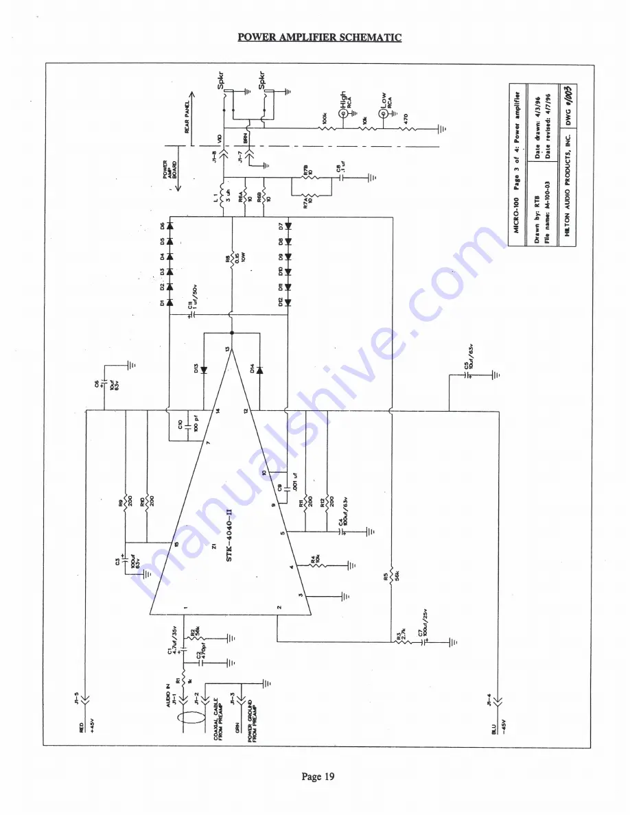 hilton micro-100 Operating Instructions Manual Download Page 21