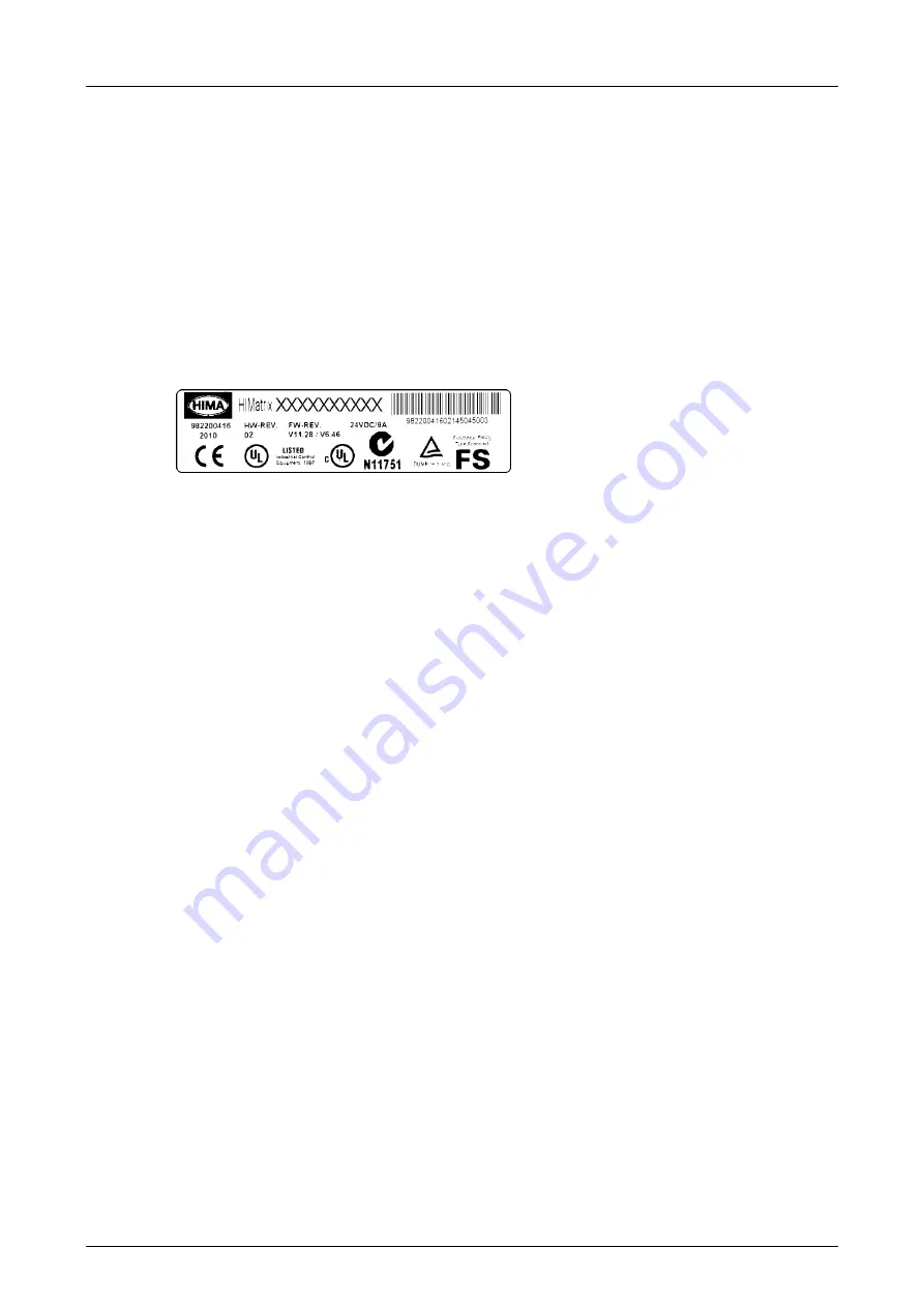 HIMA HIMatrix F3 DIO 20/8 02 Manual Download Page 16