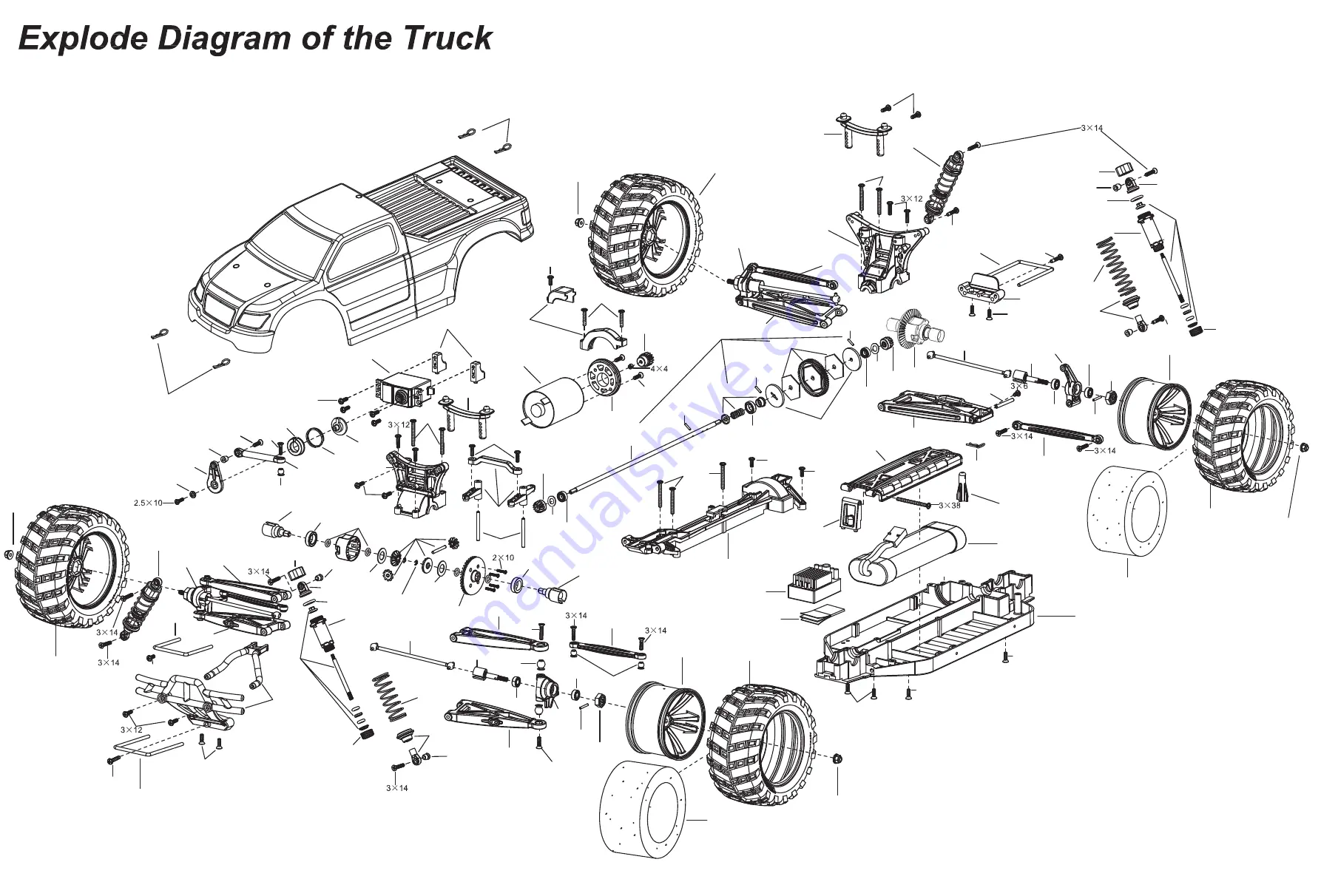 Himoto Bowie BUGGY E10XB Assembly Manual Download Page 13