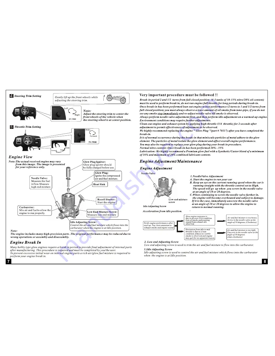 Himoto 1/10th scalemonster truck Instruction Manual Download Page 5