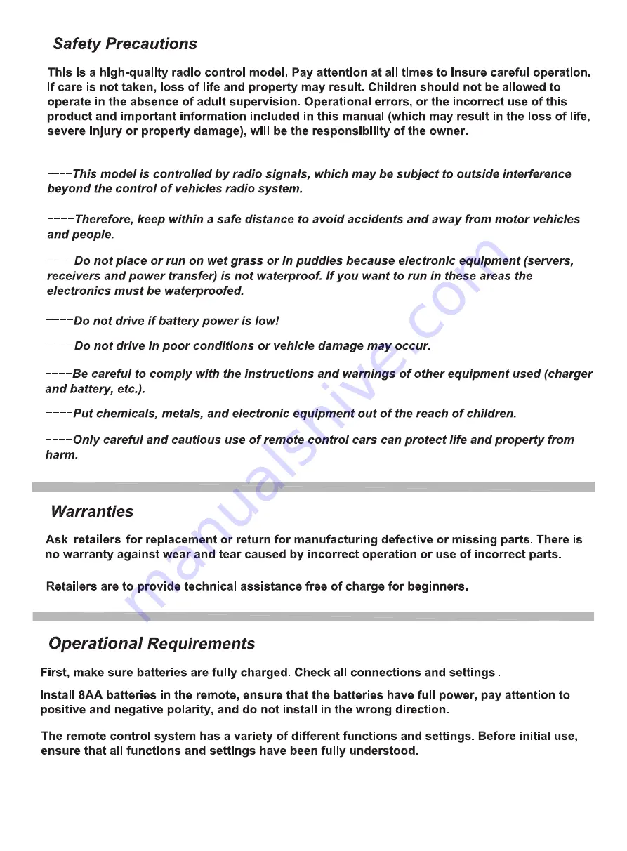 Himoto Barren E18DB User Manual Download Page 4