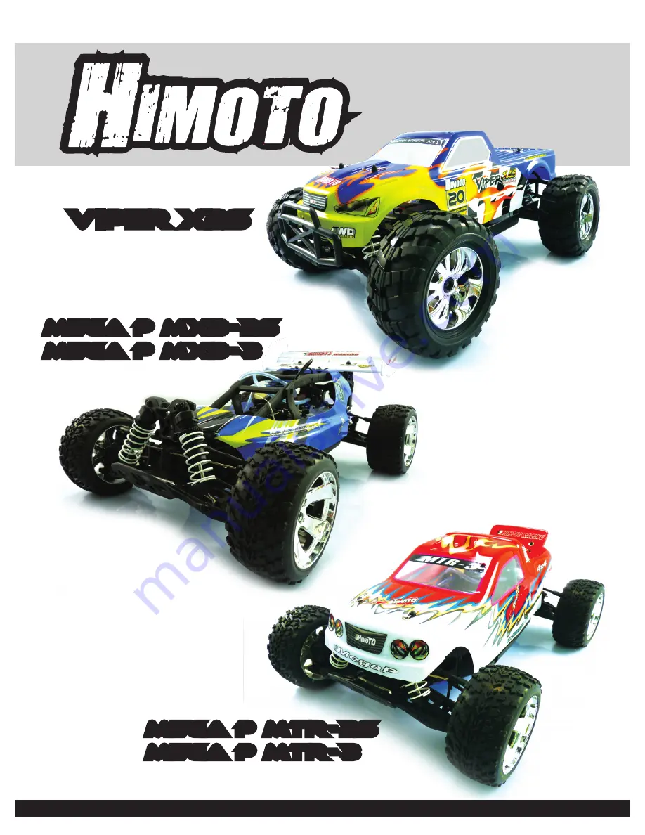 Himoto mega p mtr-2s Instruction Manual Download Page 1