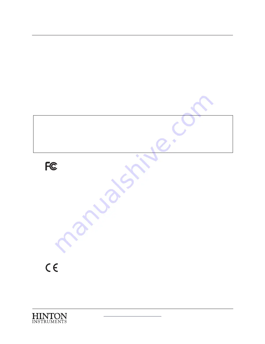 Hinton Instruments Z1 Operating Manual Download Page 4