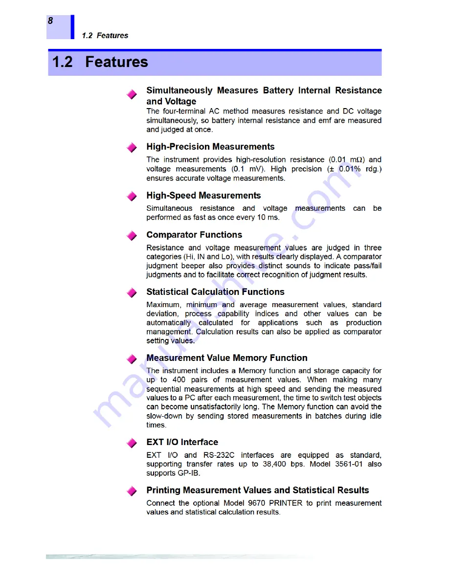 Hioki 3561 Manual Download Page 14