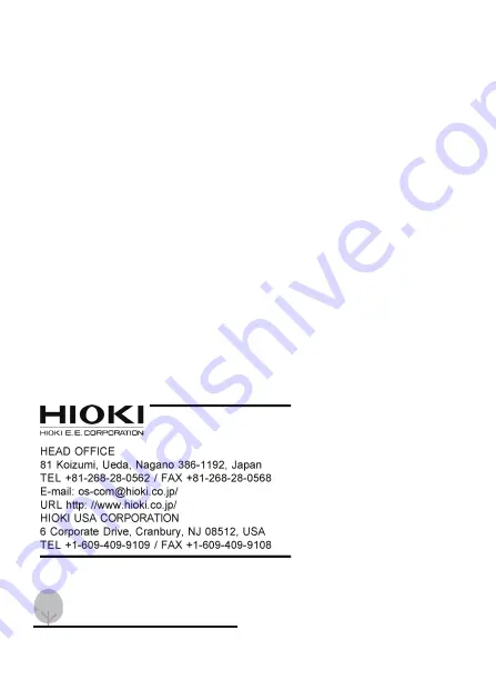 Hioki 9279 Instruction Manual Download Page 52