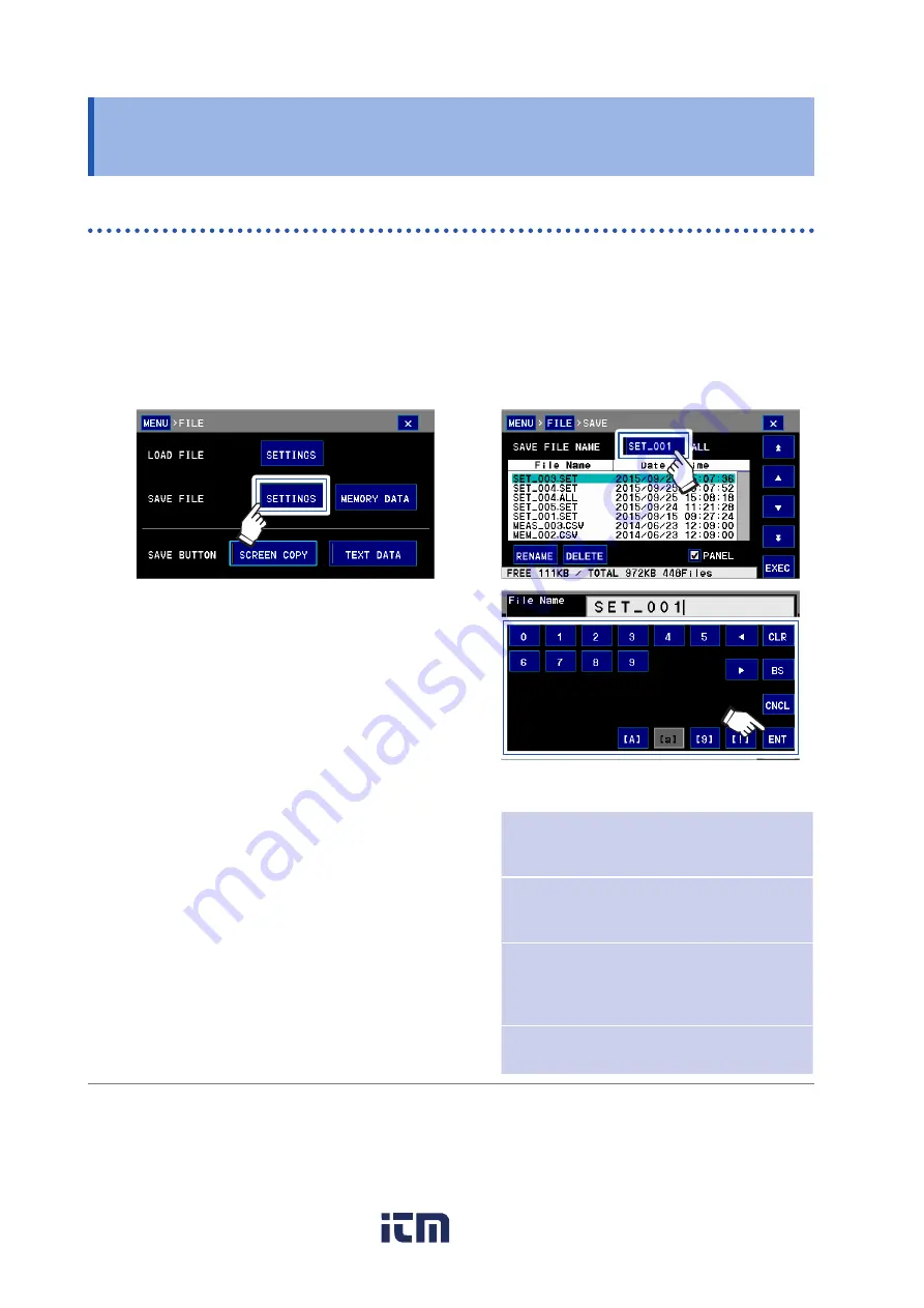 Hioki DM7275 Series Instruction Manual Download Page 122