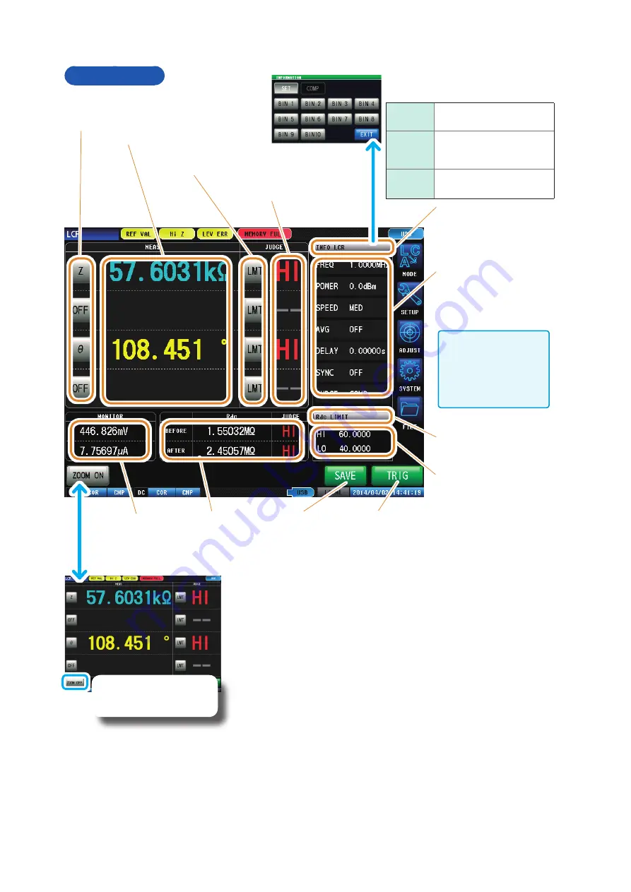 Hioki IM7580 Instruction Manual Download Page 38