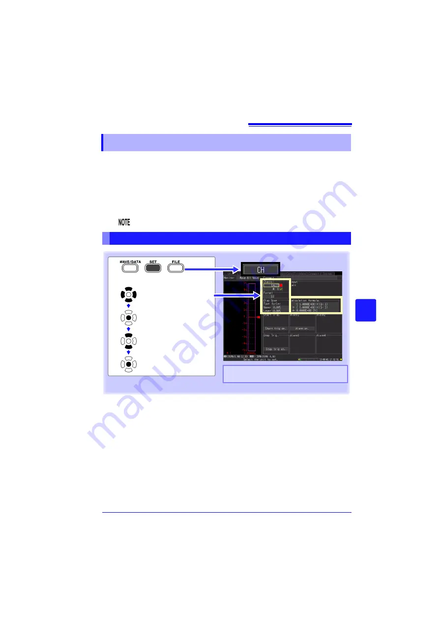 Hioki LR8410-20 Instruction Manual Download Page 203